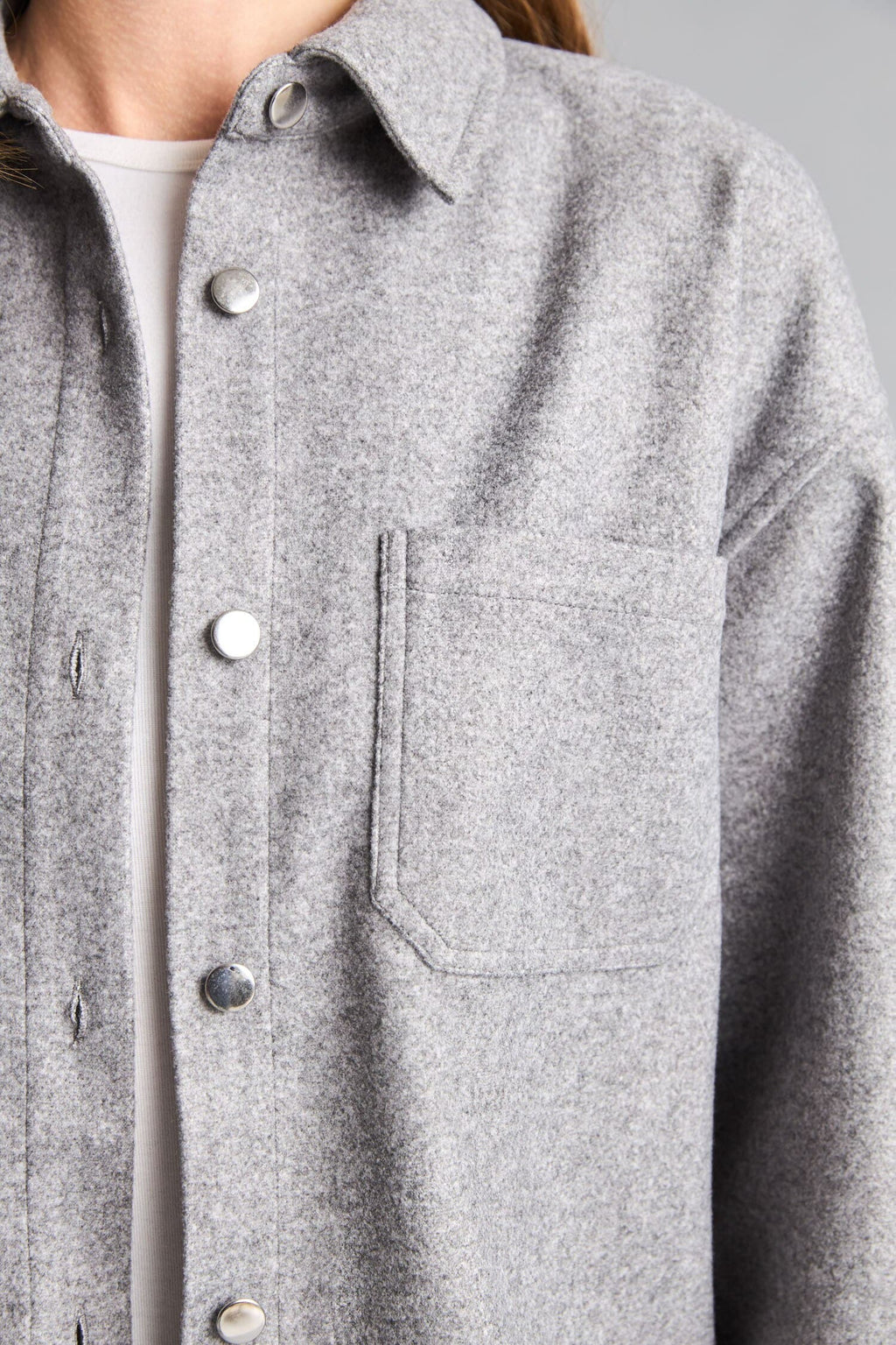 Shirt Collar Flanel Long Sleeve Shirt