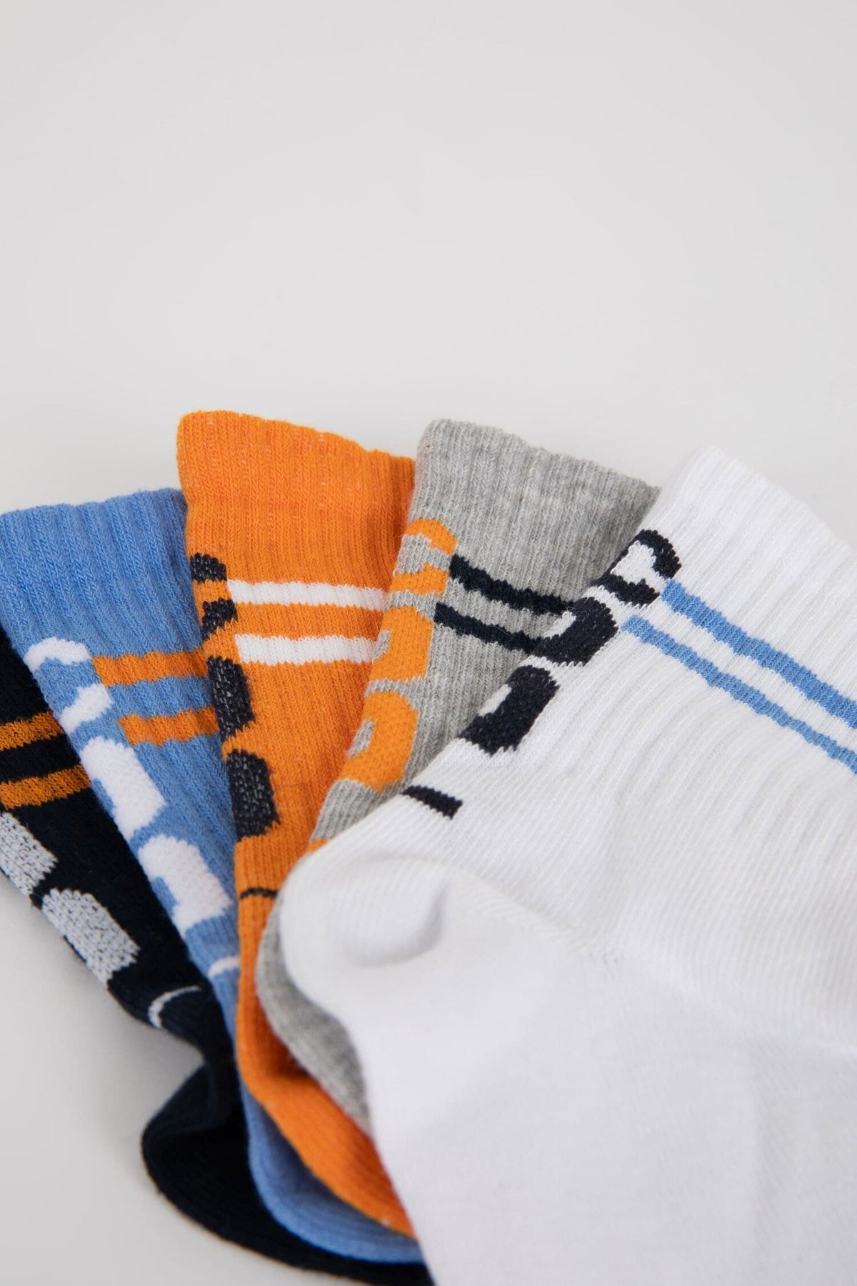 5 Pack Cotton Long Socks Boy