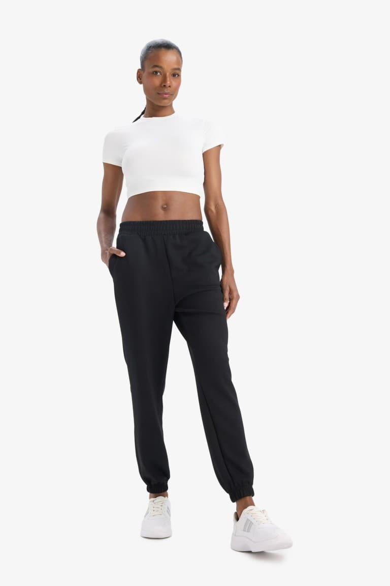 DeFactoFit Sportsman Jogger Tracksuit Six Standard Fit Modal Double Pocket Basic Straight Main image