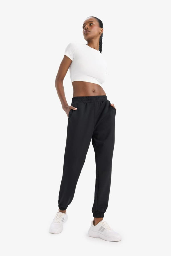 DeFactoFit Sportsman Jogger Tracksuit Six Standard Fit Modal Double Pocket Basic Straight