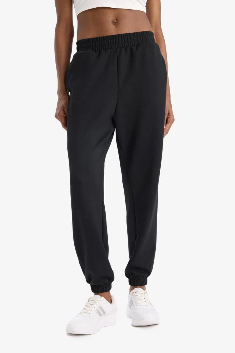 DeFactoFit Sportsman Jogger Tracksuit Six Standard Fit Modal Double Pocket Basic Straight
