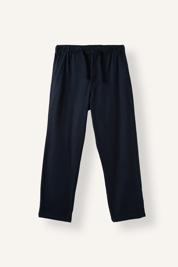 100% Cotton Summer Jogger Pants Regular Fit Regular Cut Linen Look Straight Leg Pocket
