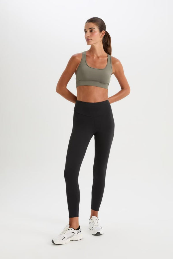 DefactoFit High Waist Stretchy Basic Plain Sports Tights