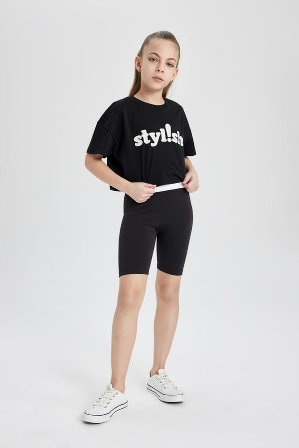 Girl Biker Short Leggings