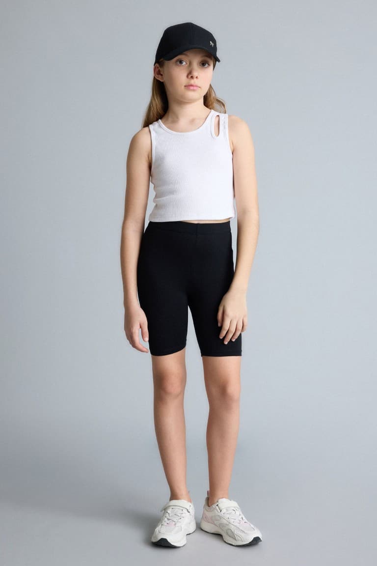 Girl Biker Short Leggings