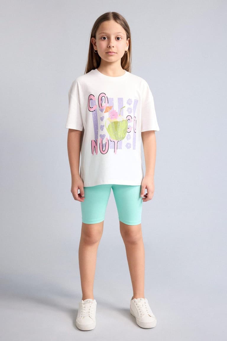 Girl Biker Short Leggings