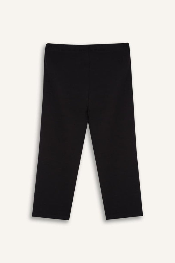 Girls Midi Basic Plain Leggings