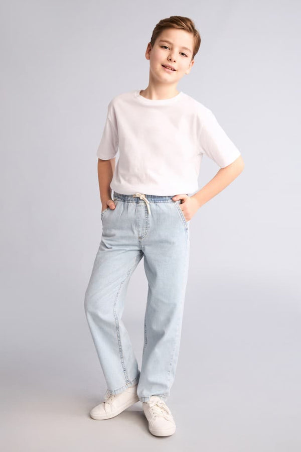 Straight Leg Basic Straight Jeans Boy