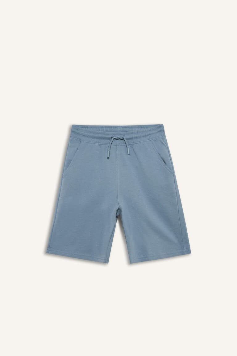 Boy Regular Fit Sweatshirt Fabric Shorts