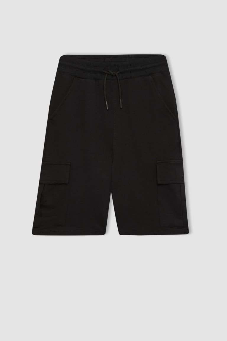 Boy Regular Fit Sweatshirt Fabric Shorts