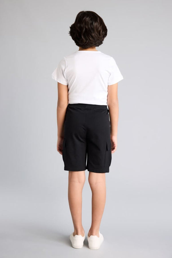 Boy Regular Fit Sweatshirt Fabric Shorts