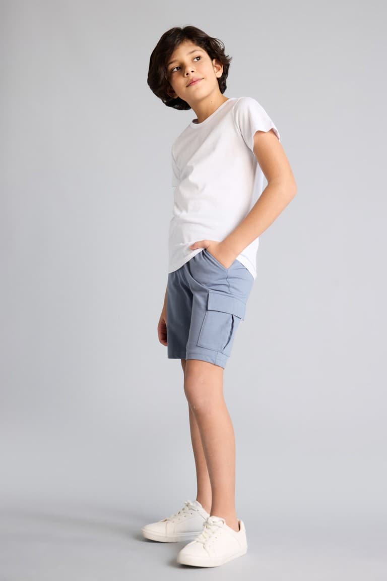 Boy Regular Fit Sweatshirt Fabric Shorts Secondary image