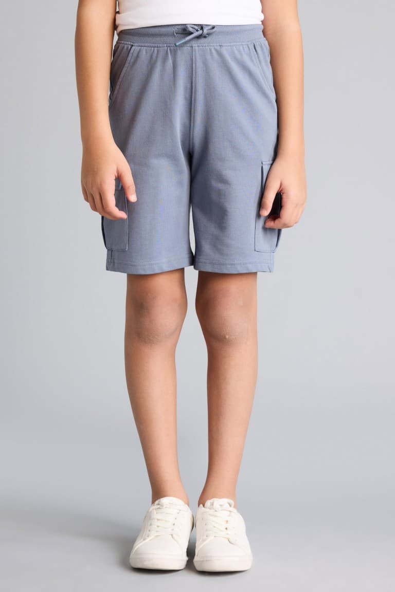 Boy Regular Fit Sweatshirt Fabric Shorts