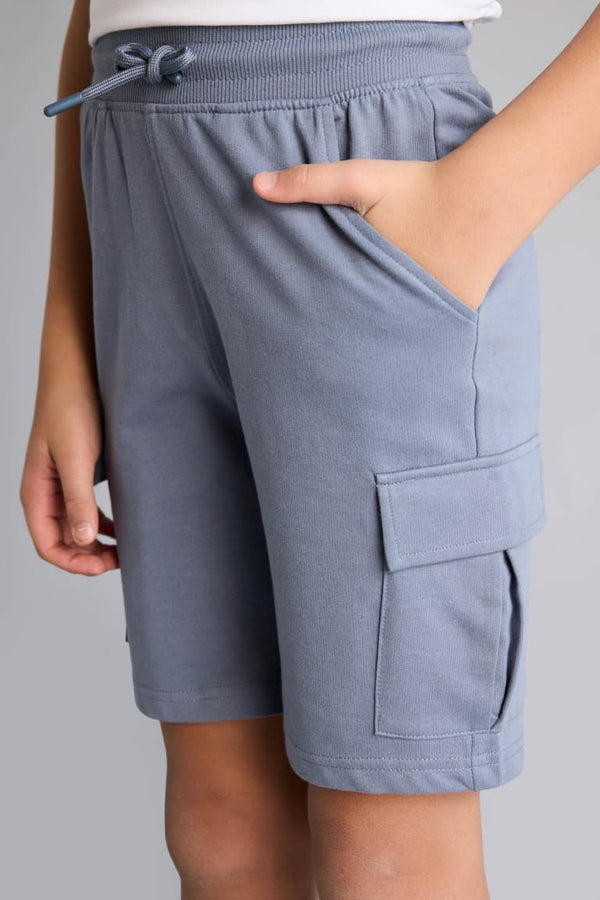 Boy Regular Fit Sweatshirt Fabric Shorts