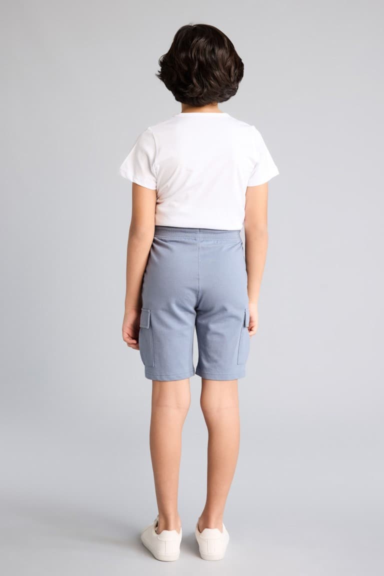 Boy Regular Fit Sweatshirt Fabric Shorts