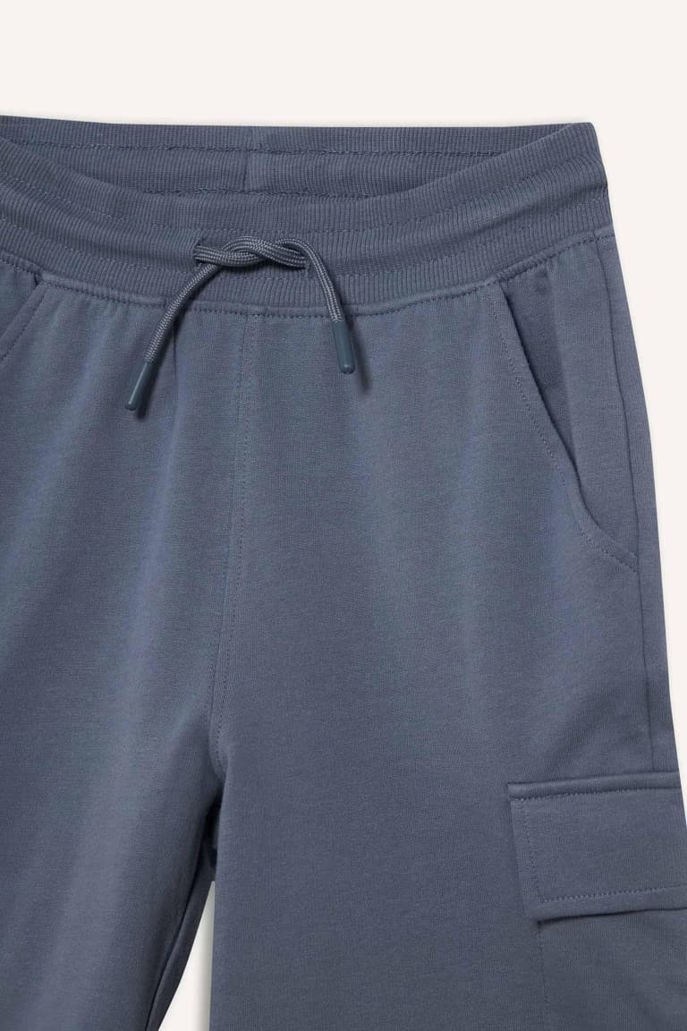 Boy Regular Fit Sweatshirt Fabric Shorts
