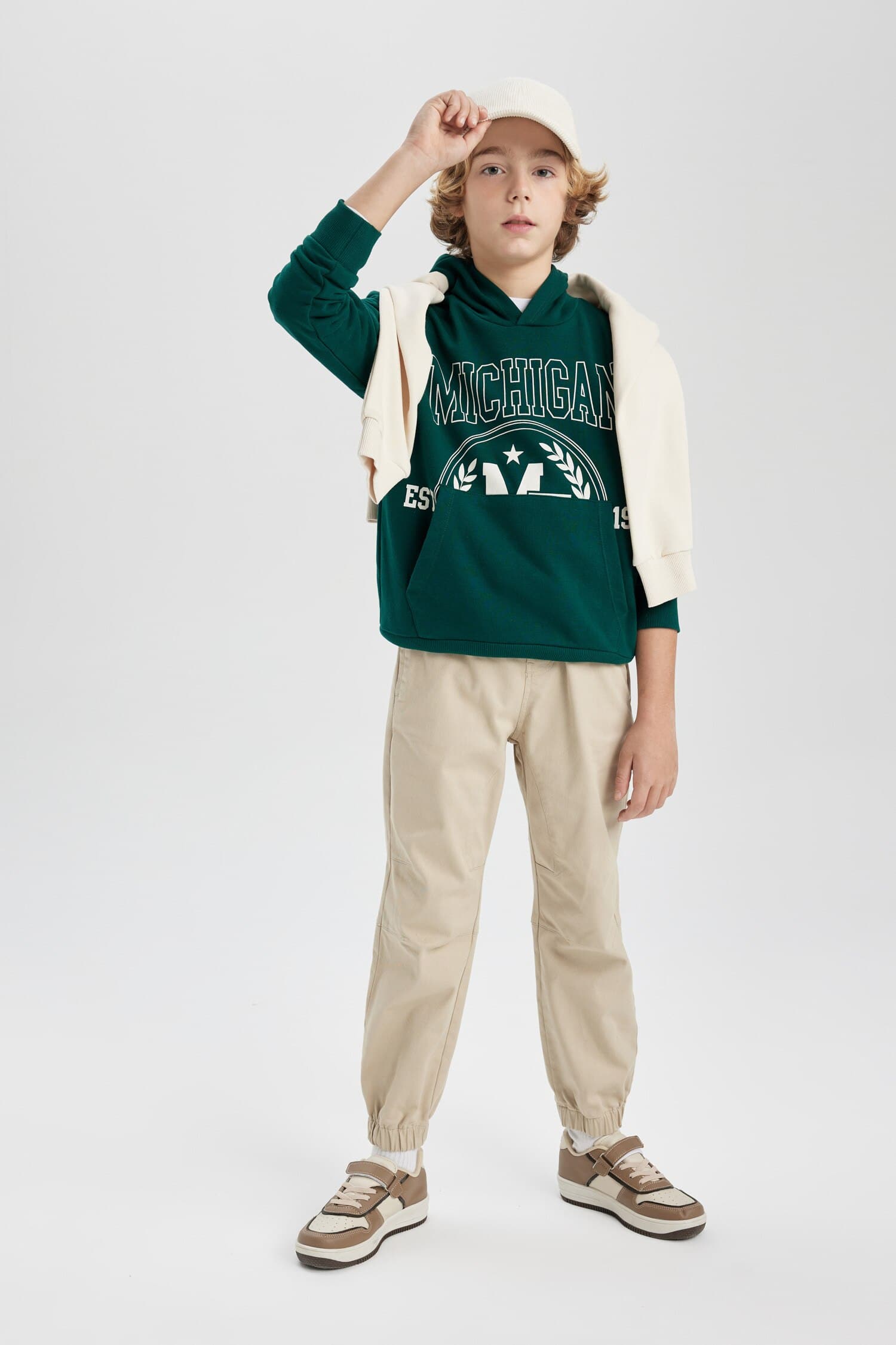 Boy Gabardine Joggers Secondary image