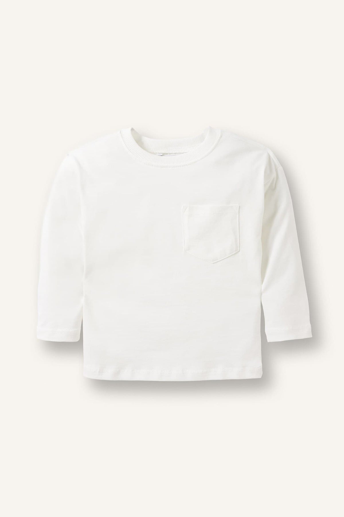 Men's Baby Bike Collar Basic Plain Long Sleeve T-Shirt