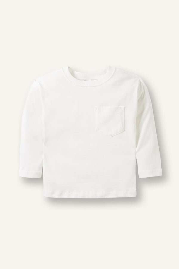 Men's Baby Bike Collar Basic Plain Long Sleeve T-Shirt