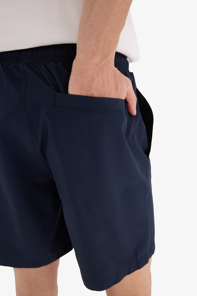 Regular Fit Mesh Lined Short Length Swim Shorts