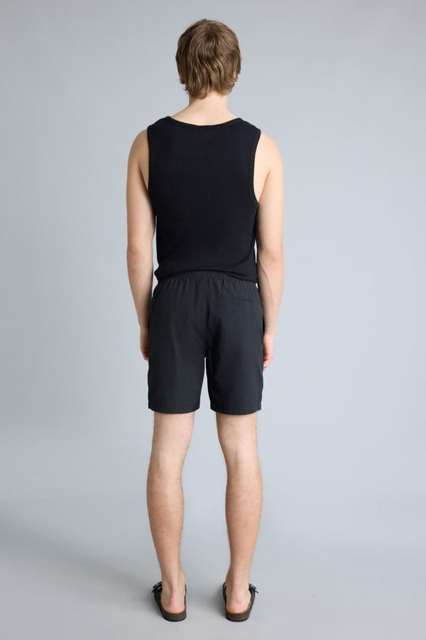 Regular Fit Mesh Lined Short Length Swim Shorts