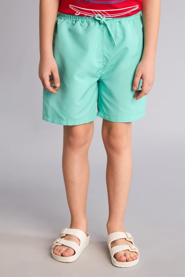 Boy Regular Fit Basic Swim Shorts