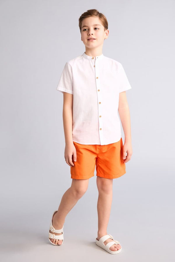 Boy Regular Fit Basic Swim Shorts