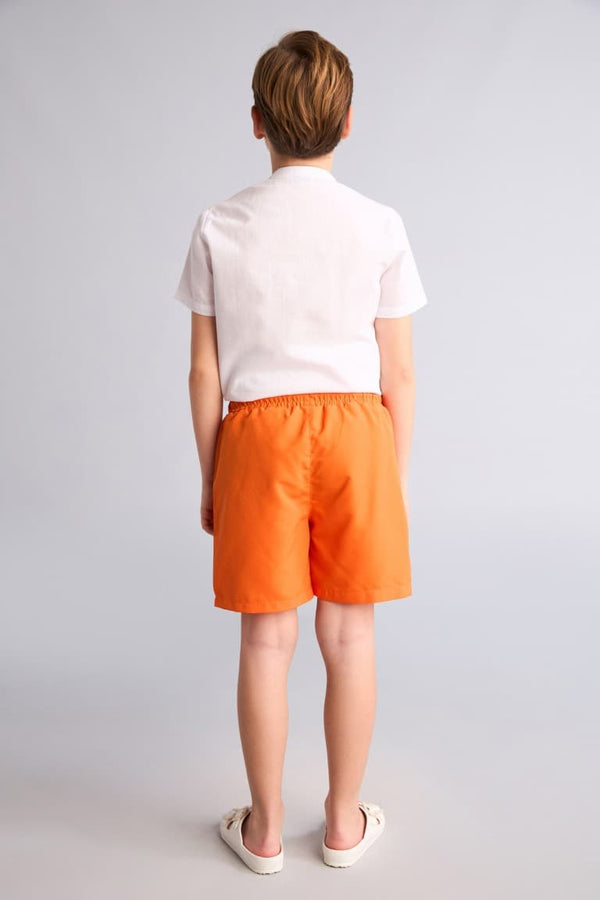 Boy Regular Fit Basic Swim Shorts