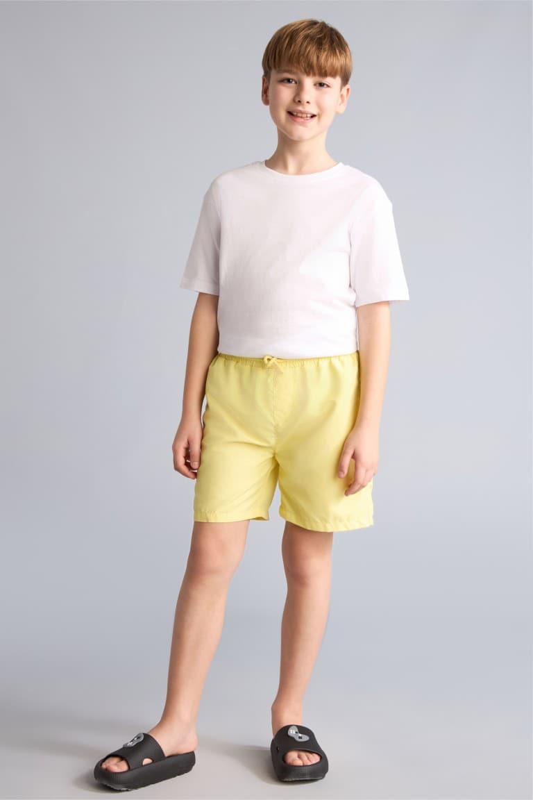 Boy Regular Fit Basic Swim Shorts