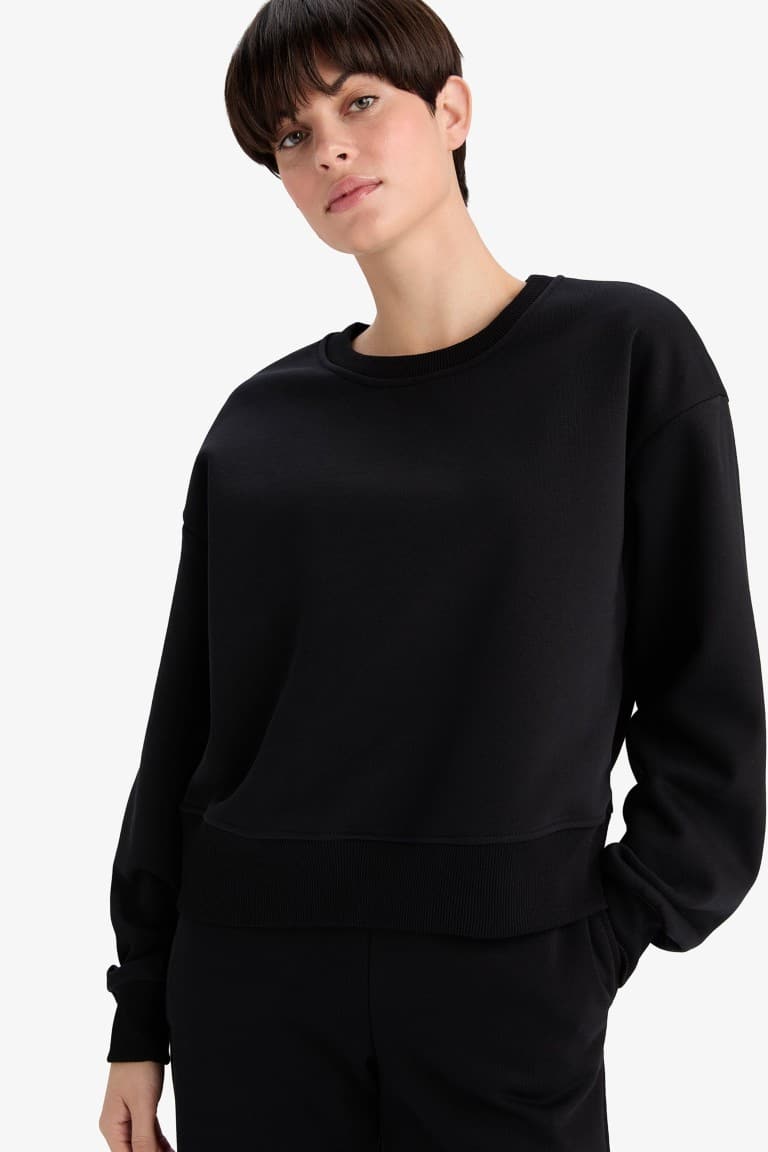 Boxy Fit Thick Compression Sweatshirt Main image