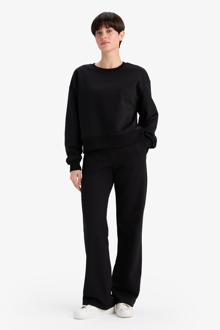 Boxy Fit Thick Compression Sweatshirt Secondary image