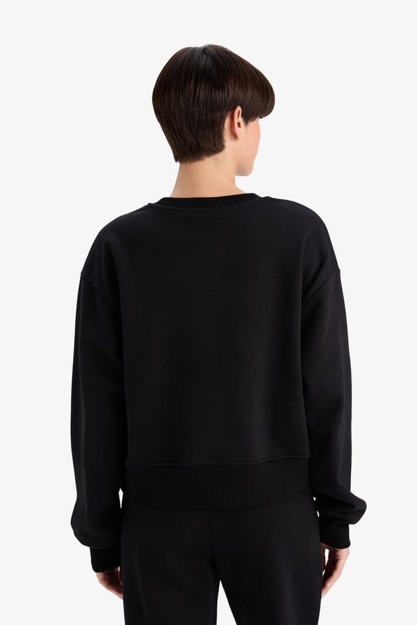 Boxy Fit Thick Compression Sweatshirt