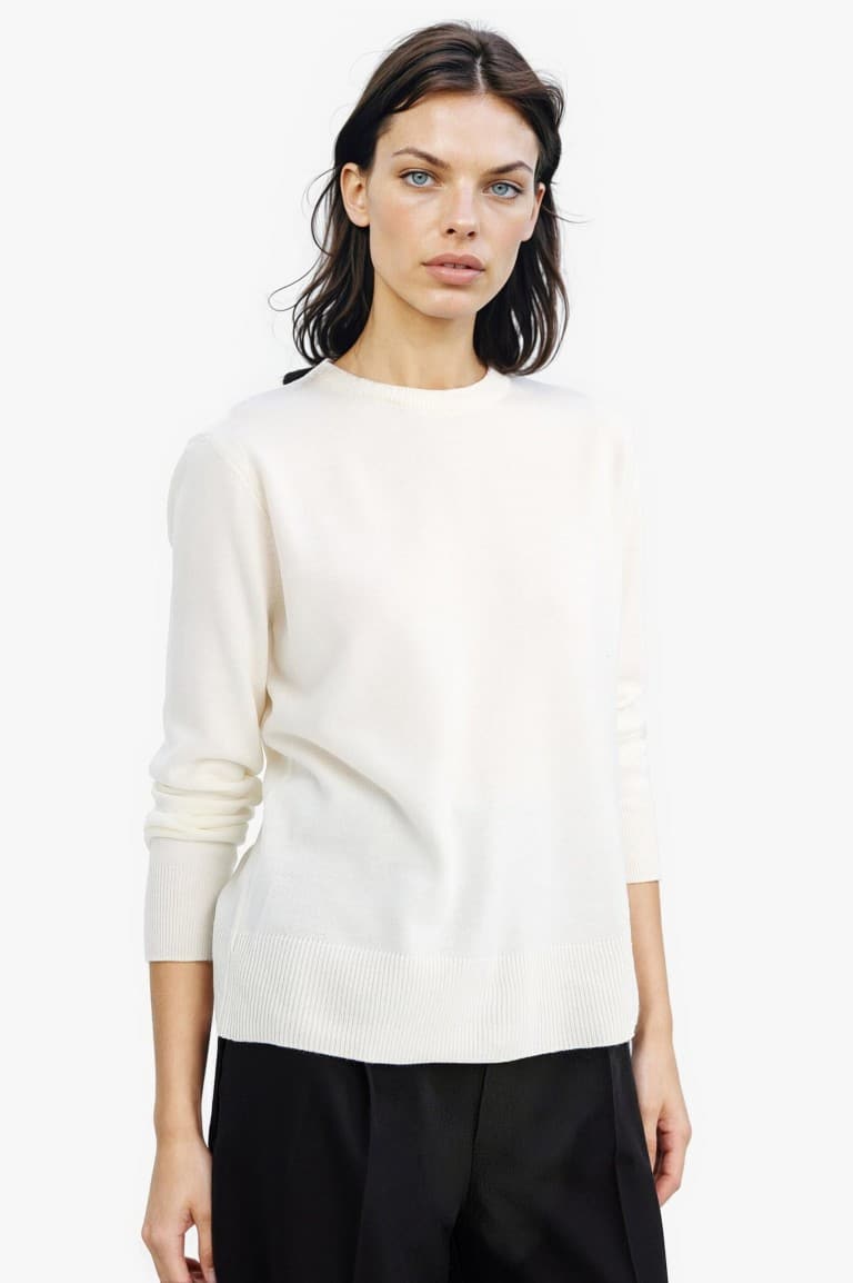 Relax Fit Crew Neck Knitwear Sweater