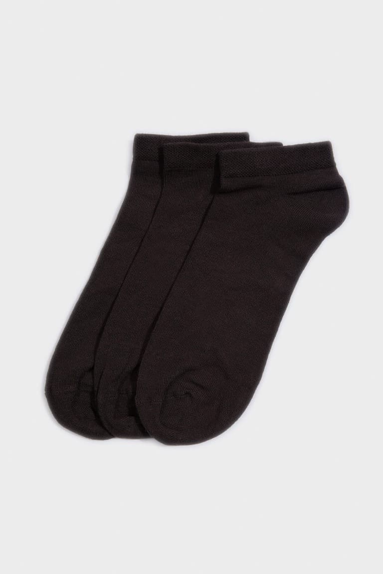Men Seamless 3-Pack Bamboo Booties Socks Main image