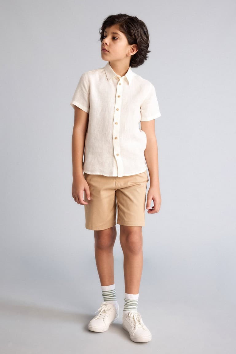 Boy Basic Gabardine Shorts Secondary image