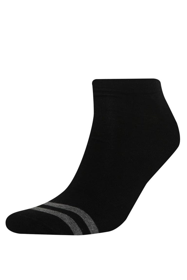 Men Striped Seamless 3-Pack Bamboo Booties Socks