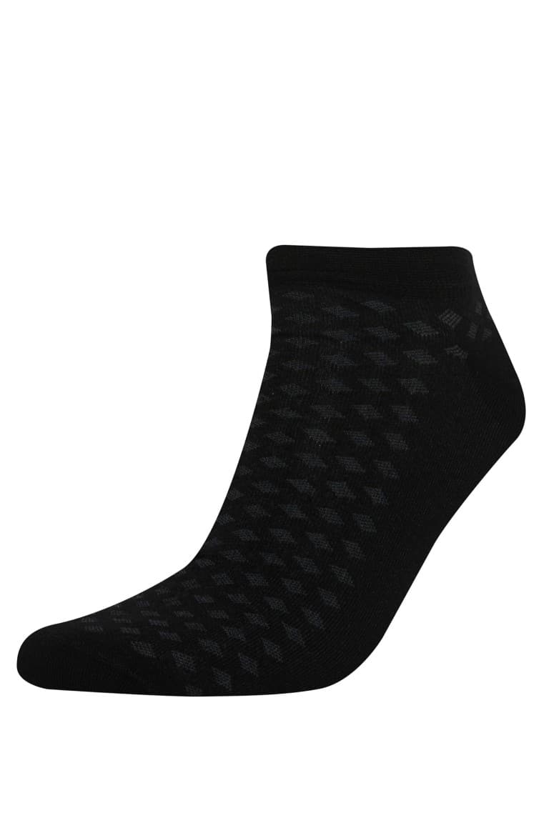 Men Striped Seamless 3-Pack Bamboo Booties Socks