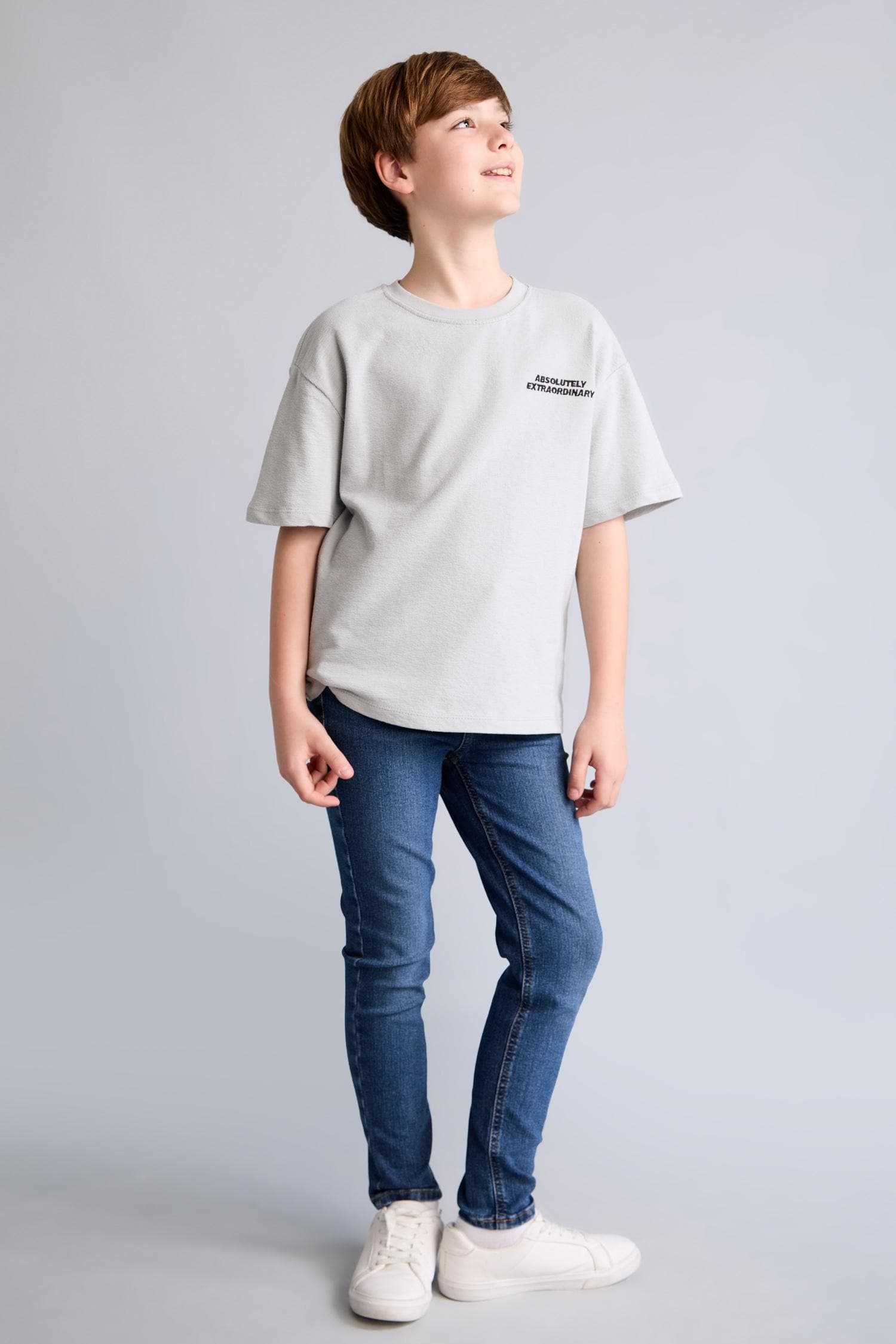 Straight Leg Blue Jeans Boy Secondary image