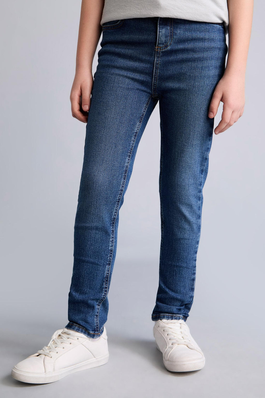 Straight Leg Blue Jeans Boy