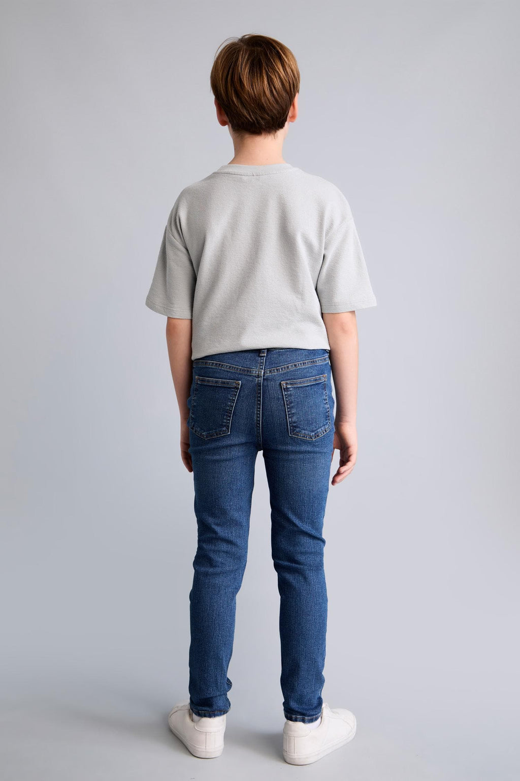 Straight Leg Blue Jeans Boy