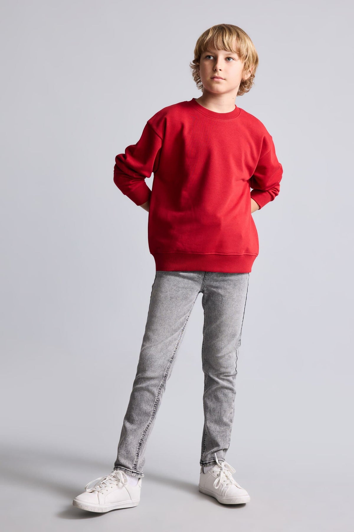 Straight Leg Blue Jeans Boy Main image
