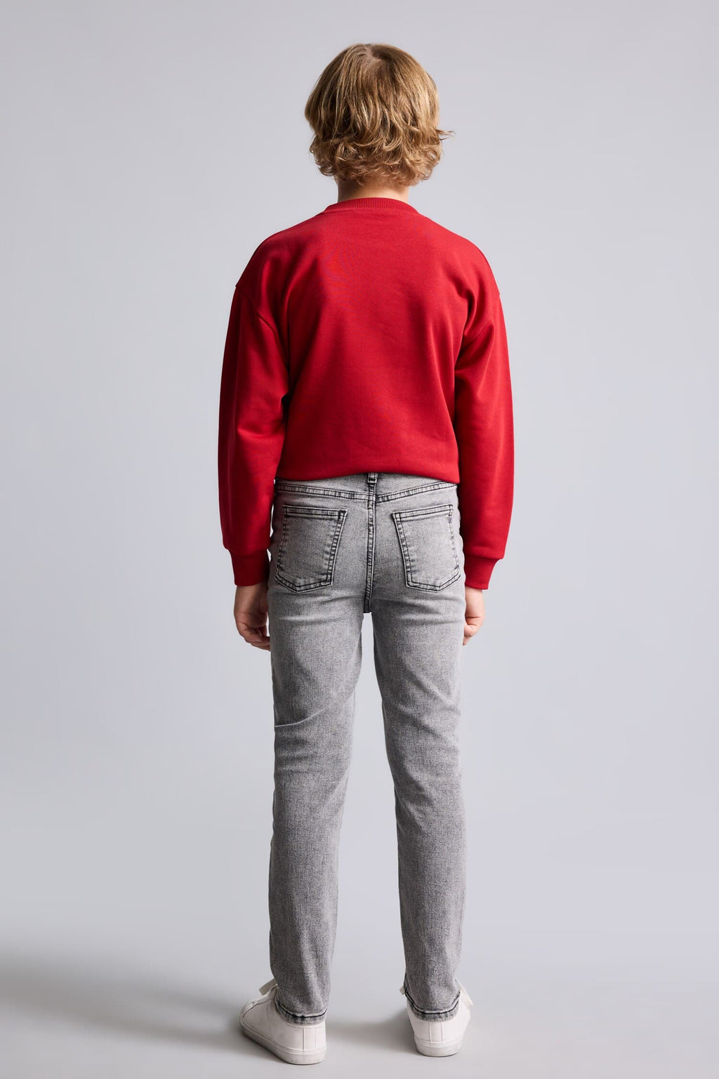 Straight Leg Blue Jeans Boy
