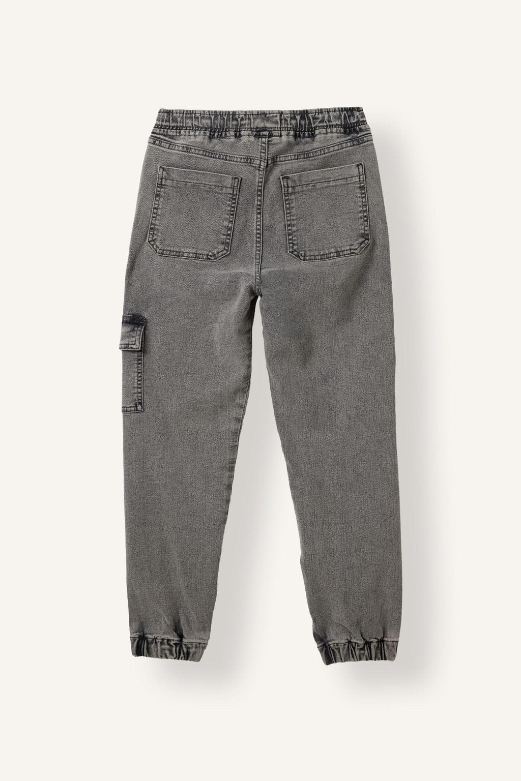 Jogger Fit Jeans Boy with Cargo Pocket