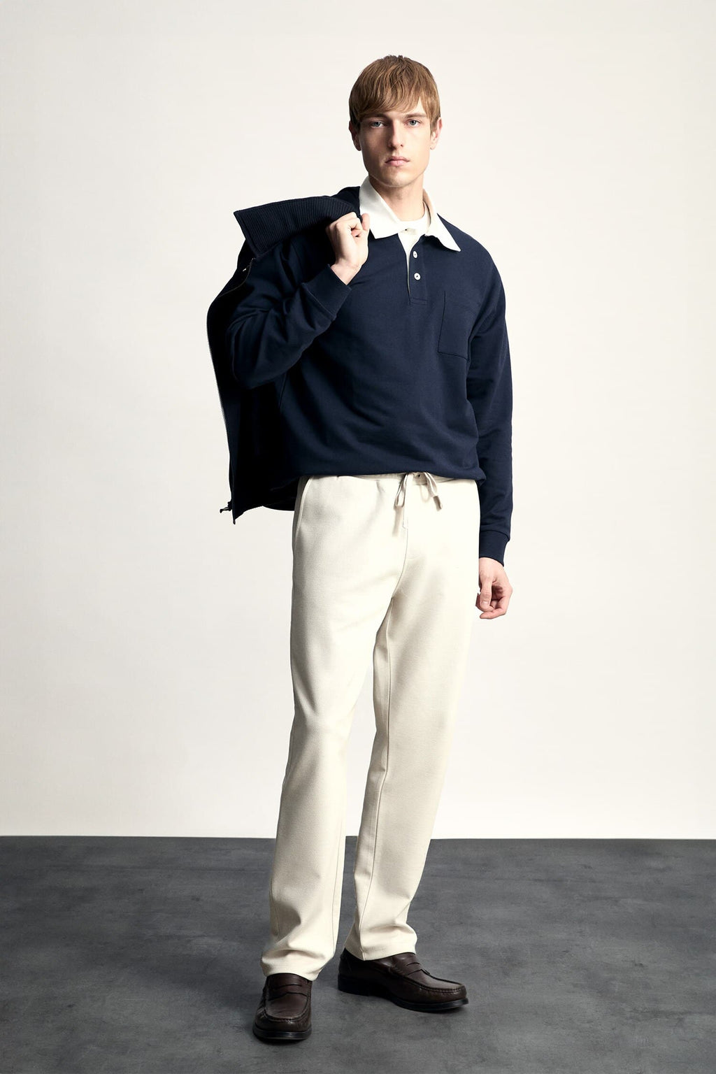 Pocketed Straight Leg Basic Jogger Pants