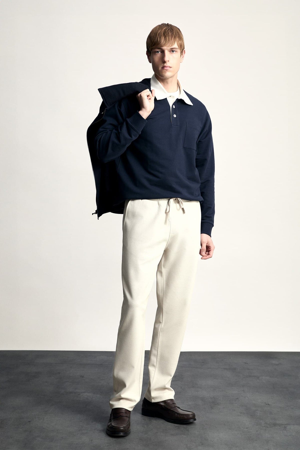 Pocketed Straight Leg Basic Jogger Pants