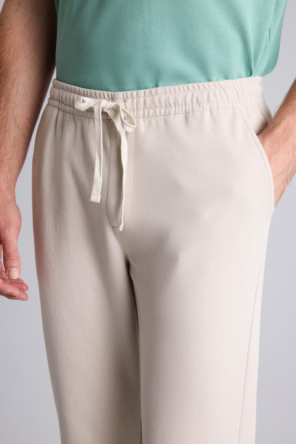 Pocketed Straight Leg Basic Jogger Pants