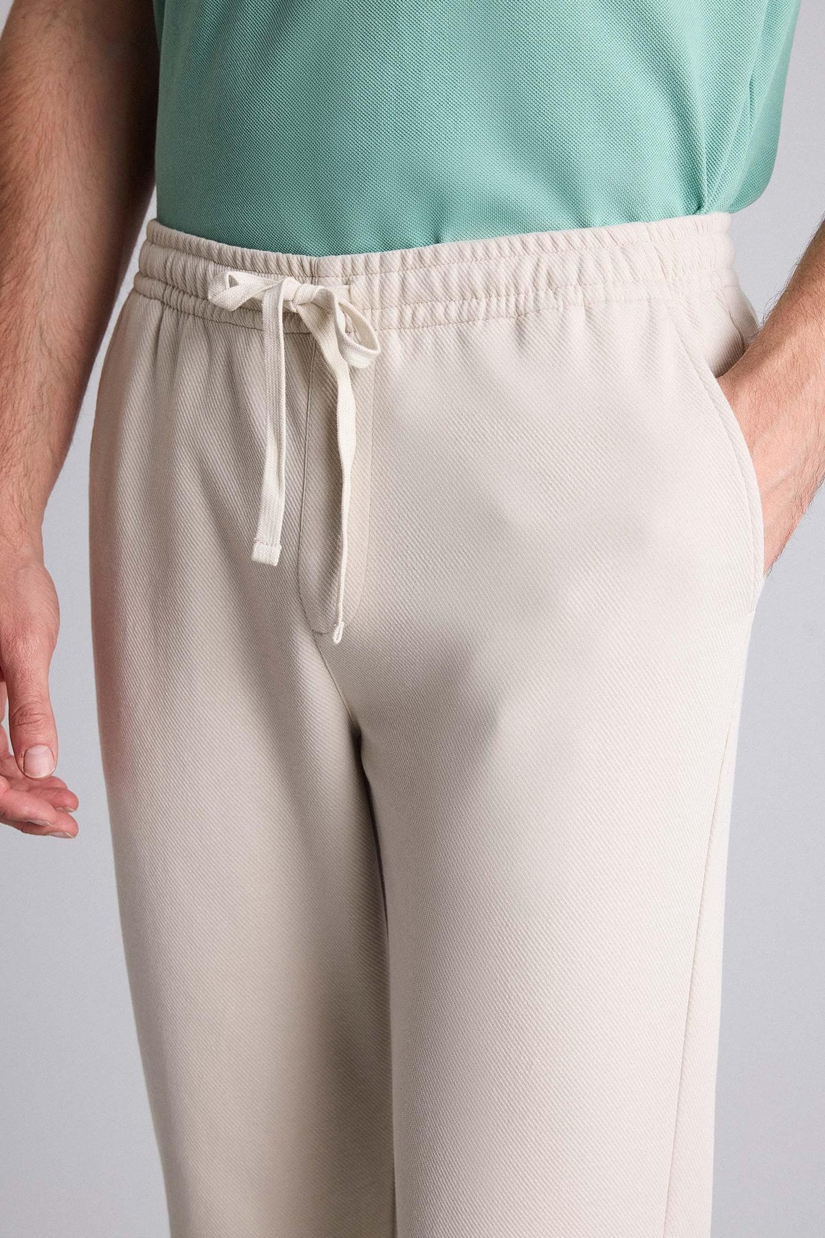 Pocketed Straight Leg Basic Jogger Pants