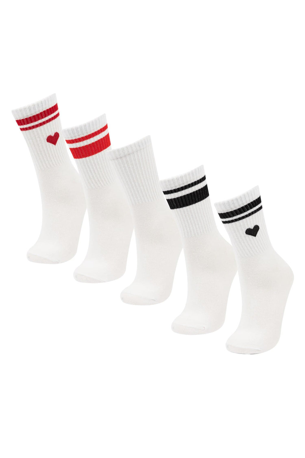 Women 5-Pack Cotton Long Socks