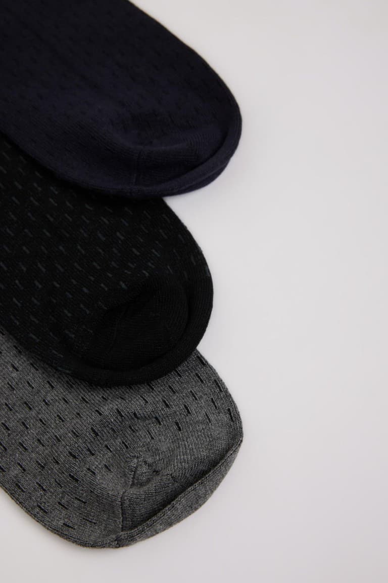 Mens Seamless 3-Pack Bamboo Booties Socks