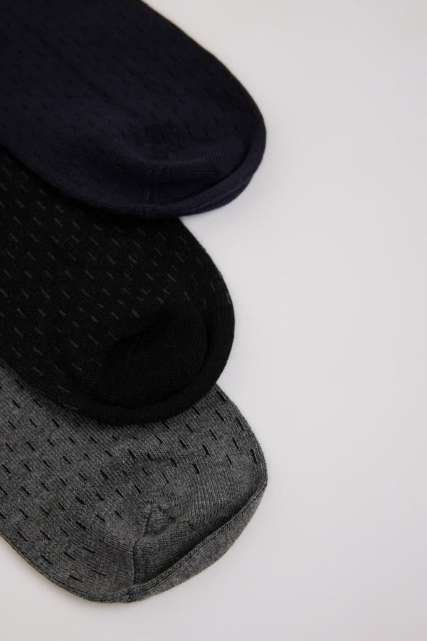 Mens Seamless 3-Pack Bamboo Booties Socks